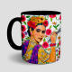 Caneca Frida rosas 