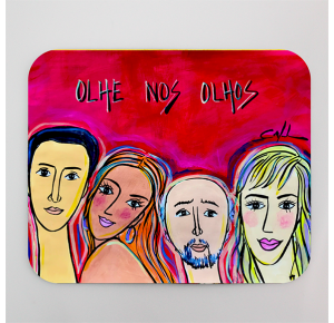 Mouse Pad  Olhe nos Olhos